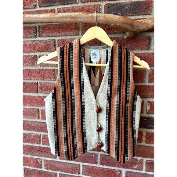 Ortega's Chimayo NM 100% Wool Vest - Size Small - Fits like XS - Picture 2 of 7